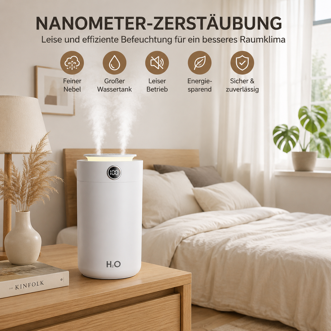 Neues Modell Doppel-Sprüh Große Kapazität Luftbefeuchter