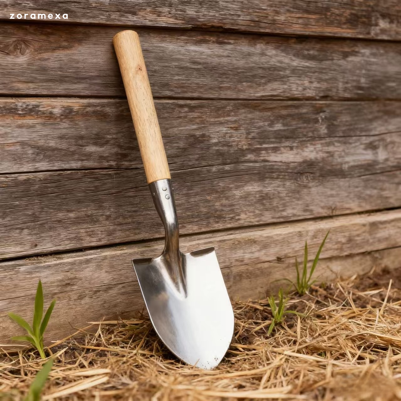 망간강 삽, 대형 철 삽, 참호 파기 삽(2개)