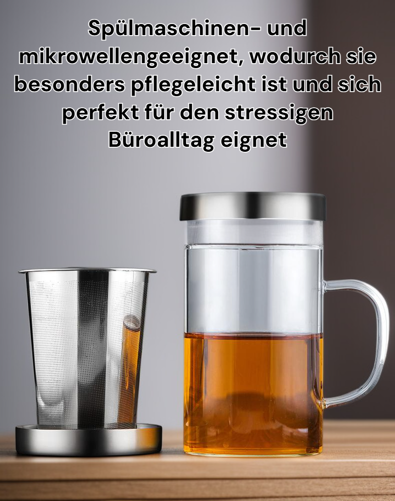 Teetasse Büro mit modernem Design auf Schreibtisch