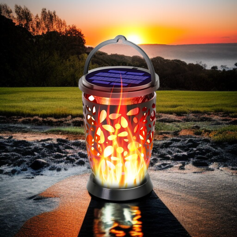 LED戶外太陽能火焰燈
