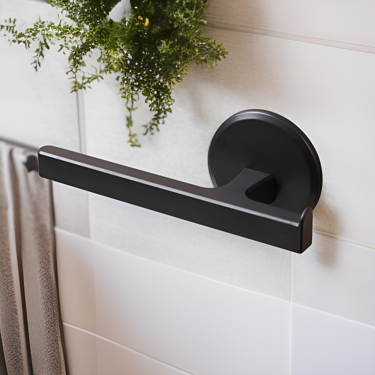 穴あけ不要タオルラック