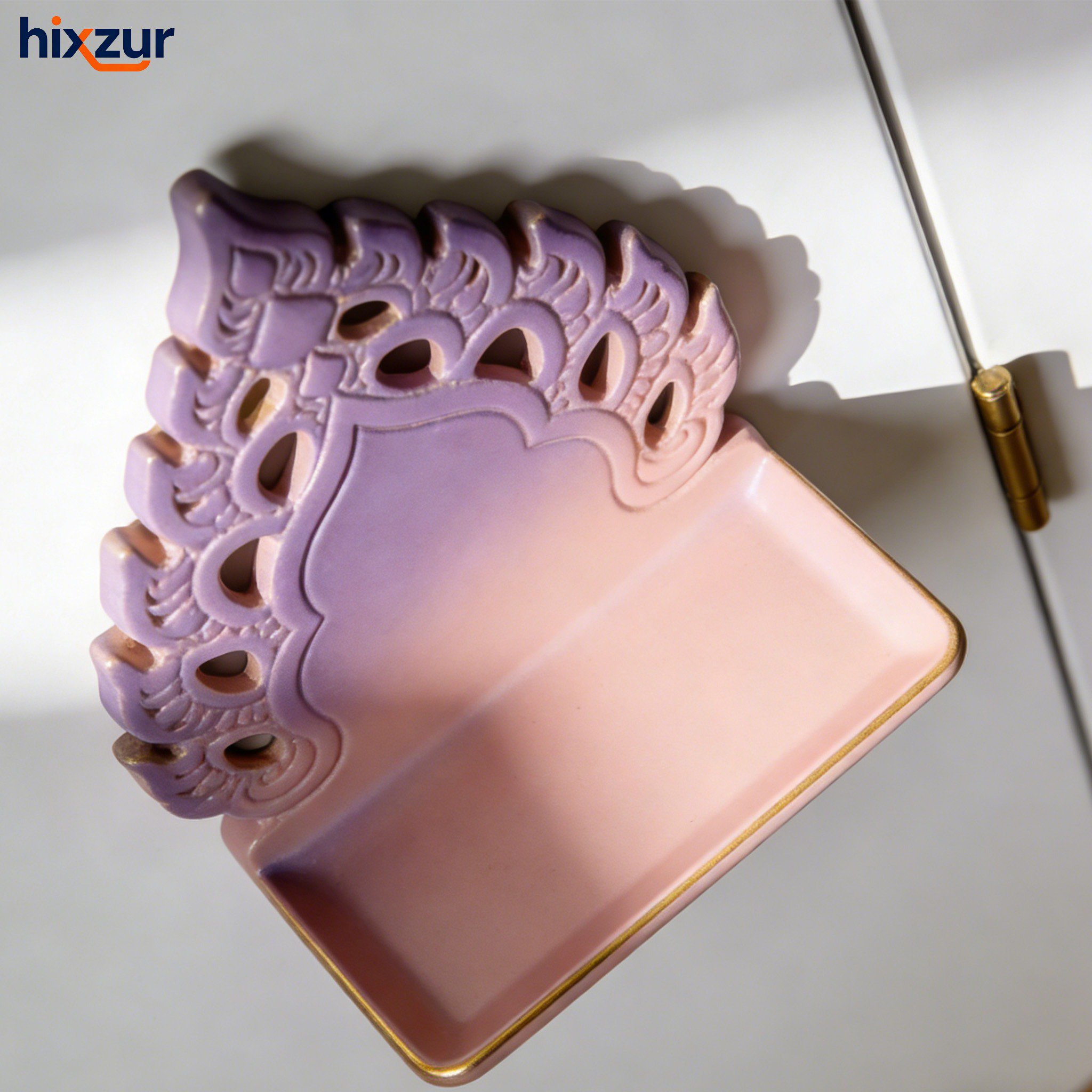 ชั้นวางของแม่เหล็กติดประตูตู้แบบไม่ต้องเจาะรู (3 ชิ้น)