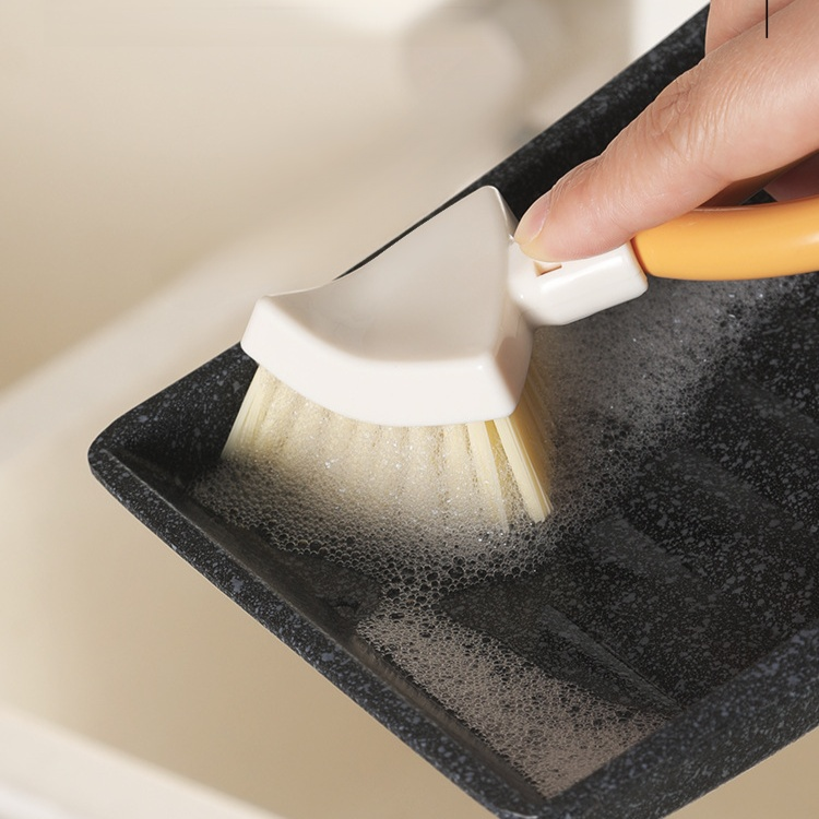 折りたたみ三角形隙間掃除ブラシ