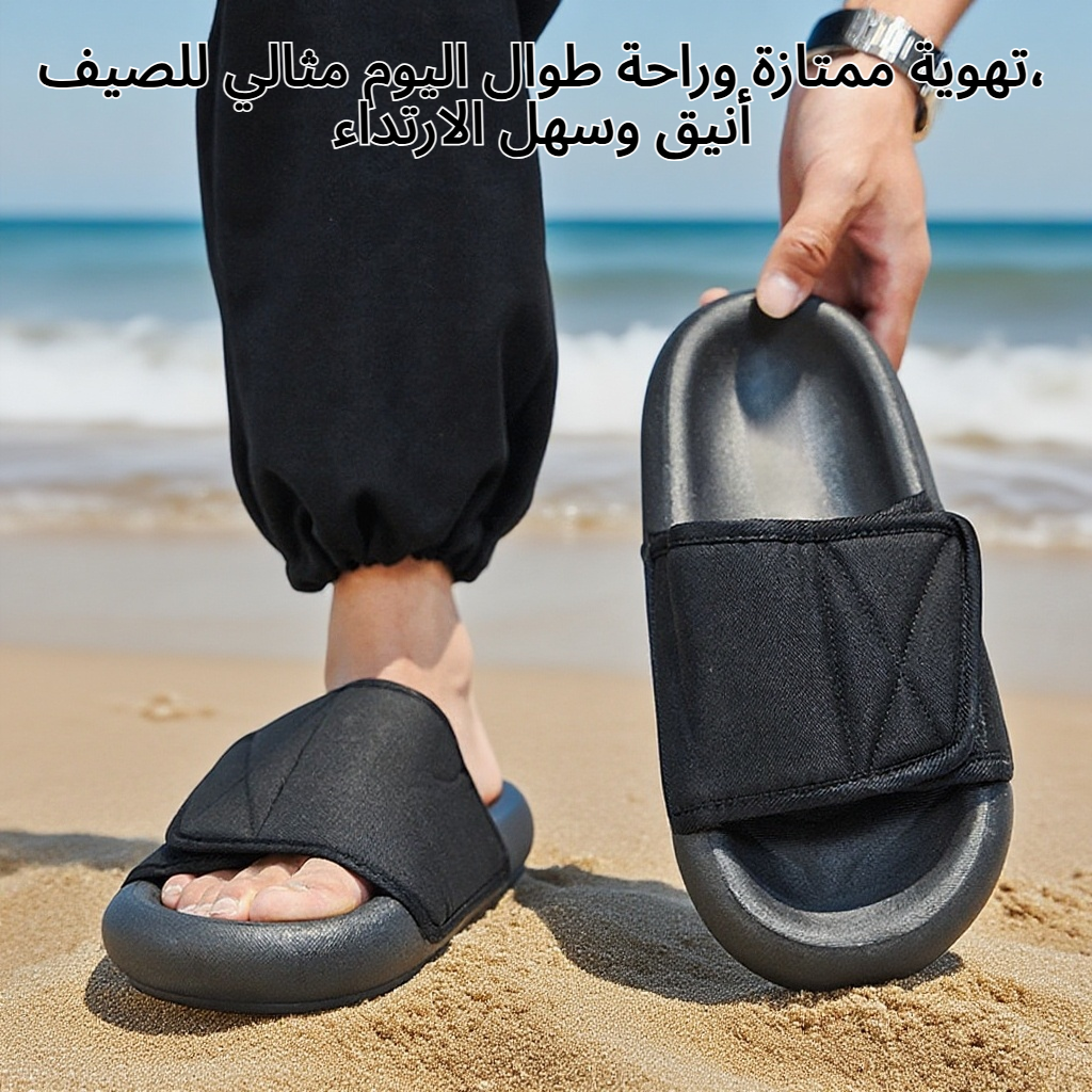 نعال ناعمة غير قابلة للانزلاق ذات نعل سميك