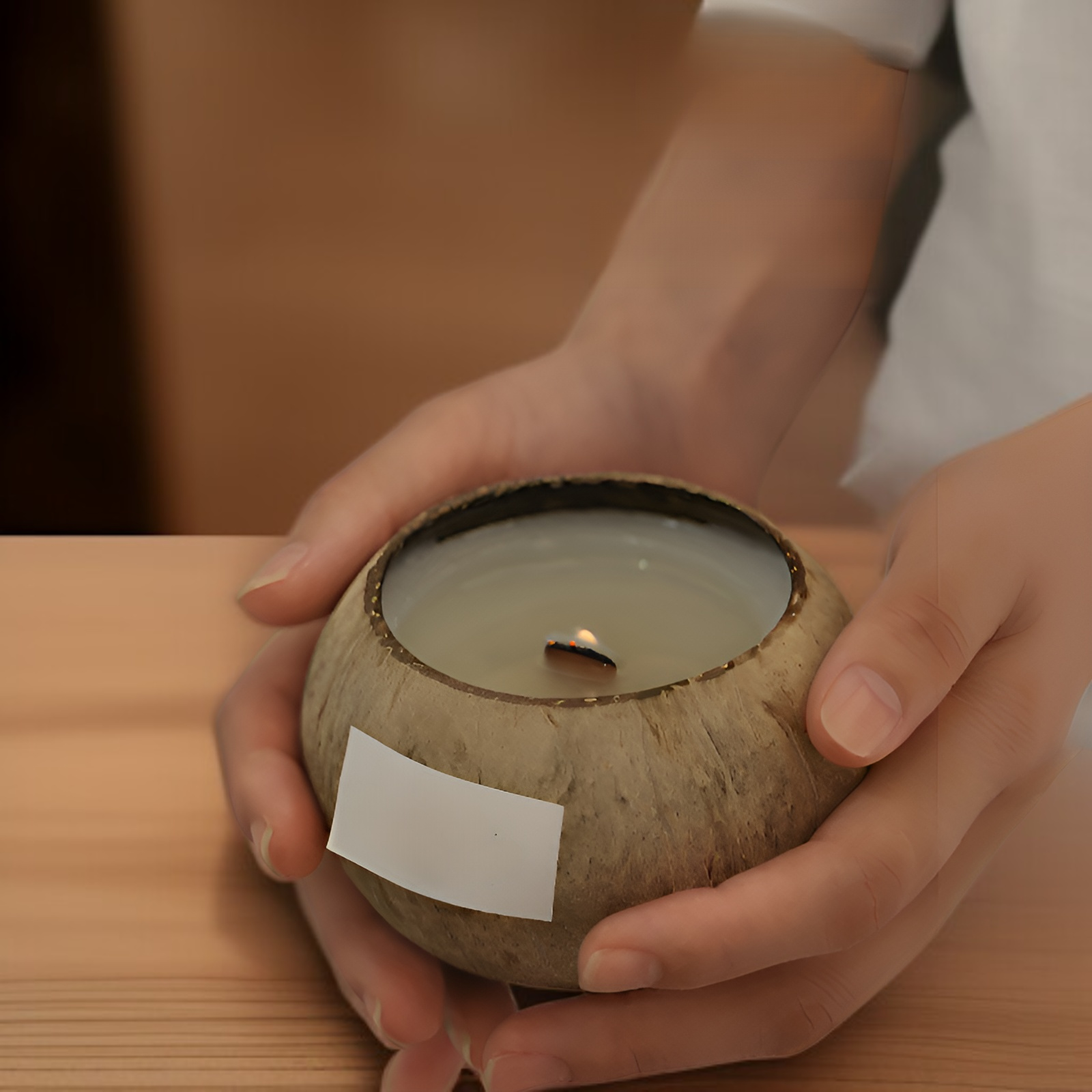 椰子殼香氛蠟燭環保可分解材質