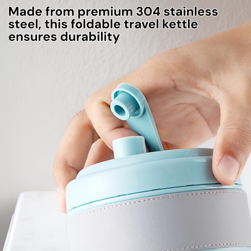 304 Stainless Steel Travel Foldable Kettle Portable Electric Auto Power-Off