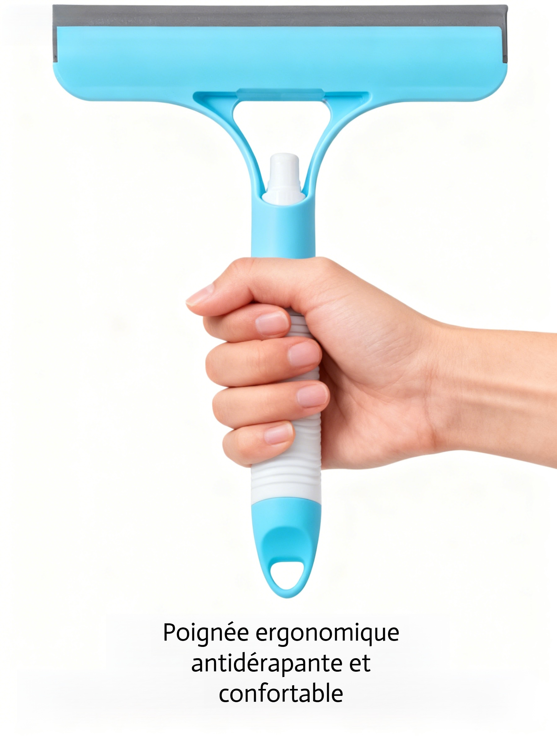 Glasreiniger mit ergonomischem Griff