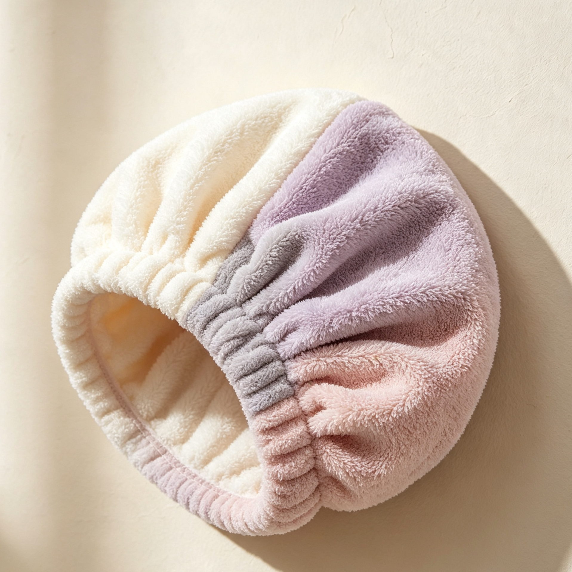 Coral fleece hair drying caps (5 pieces)