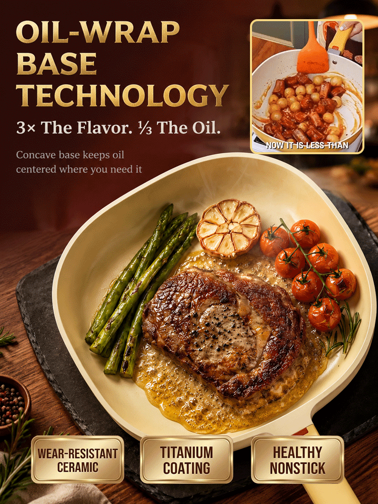 Lightweight Household Ceramic Non-Stick Pan