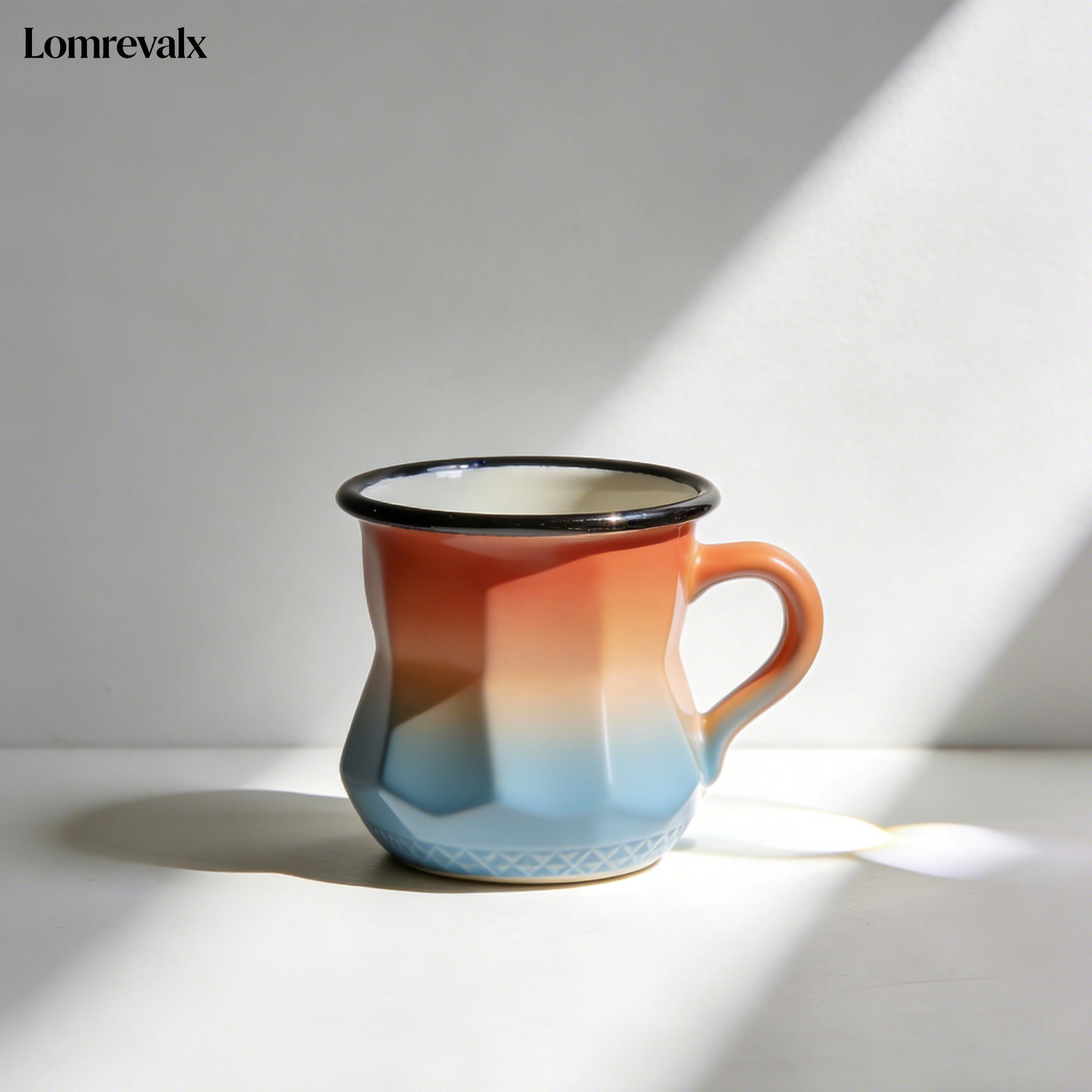 Taza esmaltada mini retro