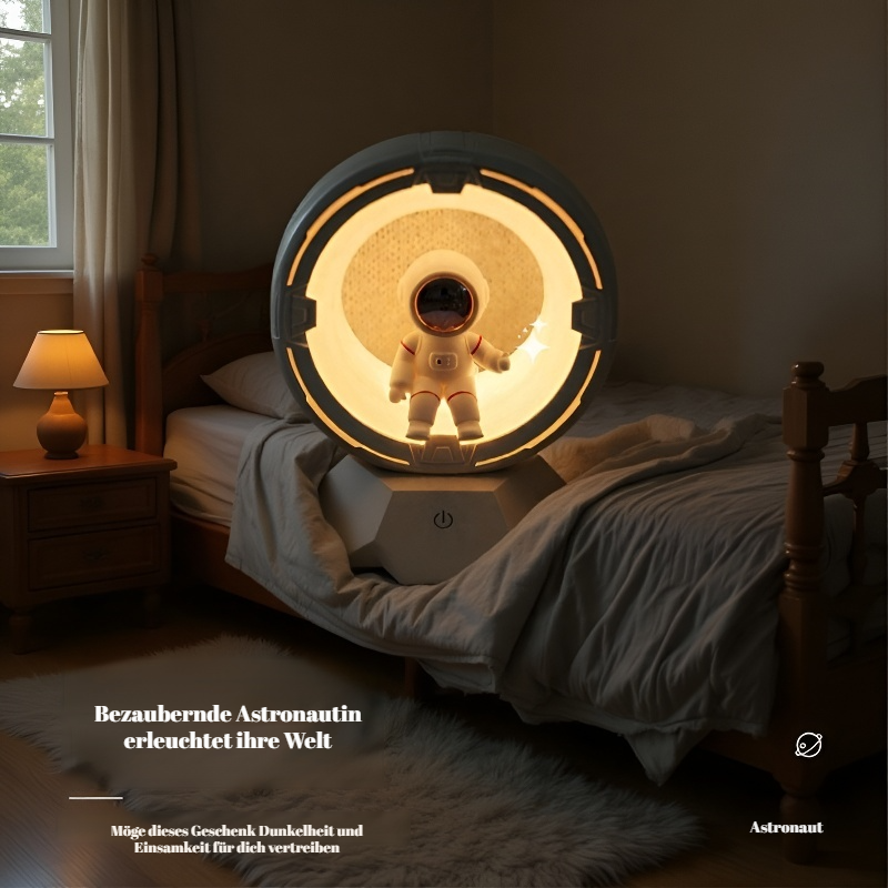 Kreatives Astronaut Nachtlicht Studentenwohnheim Dekoration Aufladbares Cartoon Atmosphäre Licht