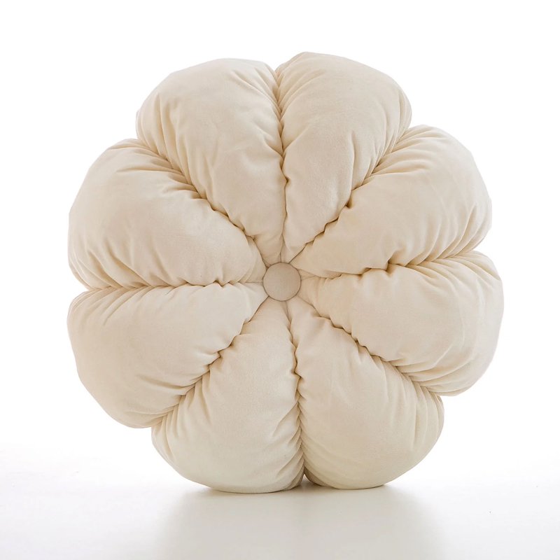 หมอนกำมะหยี่นอร์ดิกแปดกลีบฟักทอง