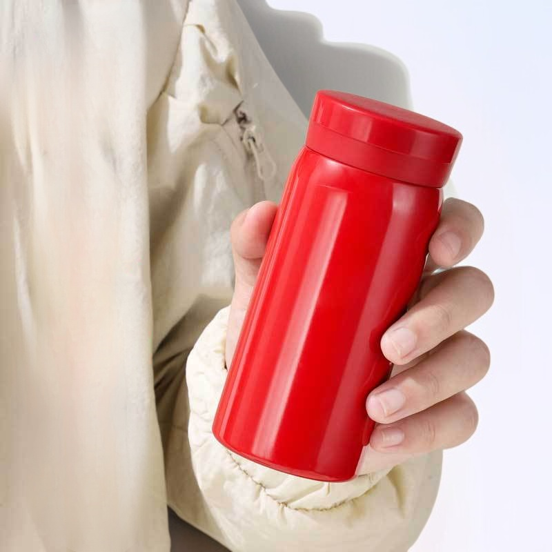 بسيطة المحمولة الفولاذ المقاوم للصدأ كأس الترمس مع ارتفاع قيمة اللون