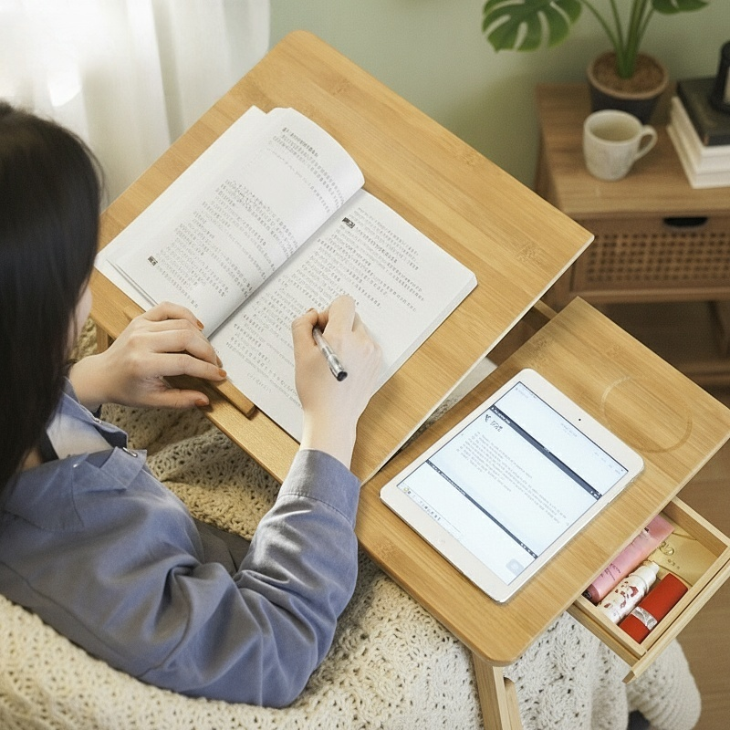 Table d'ordinateur portable pour lit Support pour ordinateur portable
