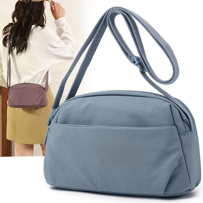 超大容量輕便尼龍斜挎小包