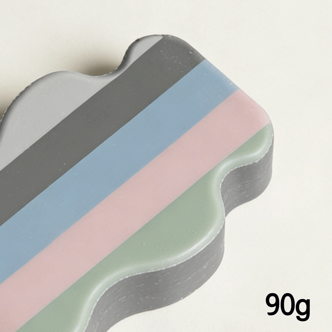 Pack of 5 vibrant color soap bars