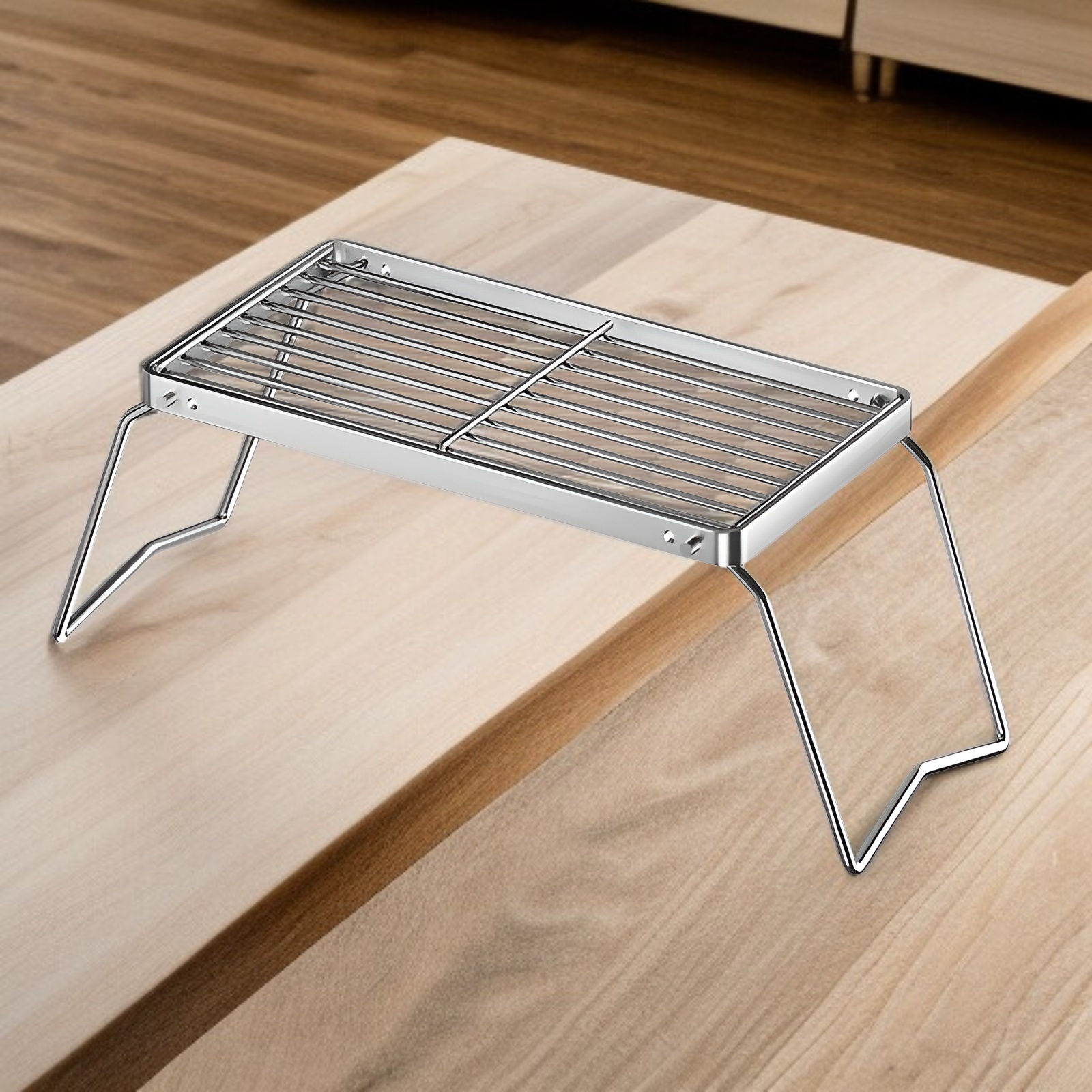 접이식 스테인리스 스틸 야외 휴대용 그릴