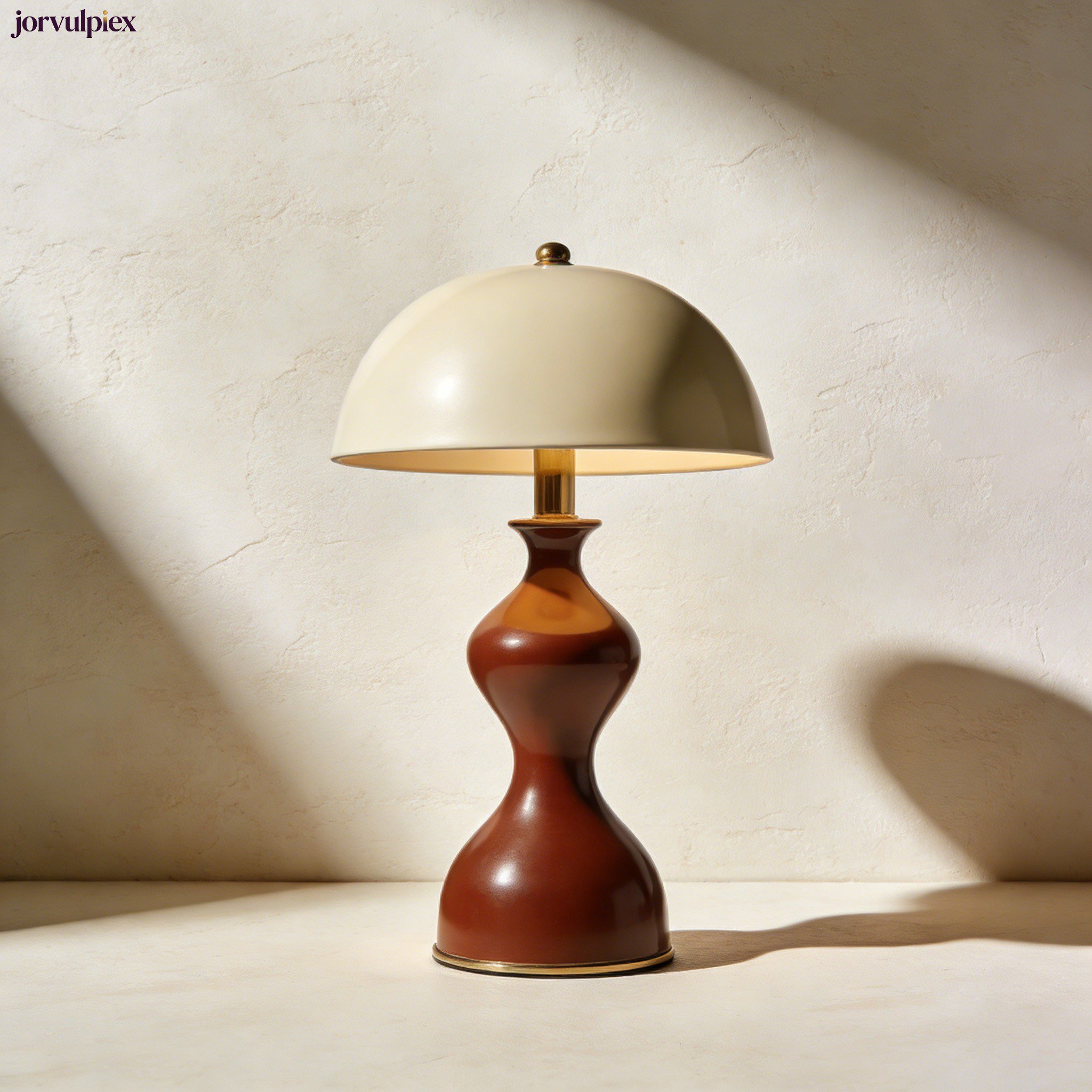 Modern LED desk lamp on office desk