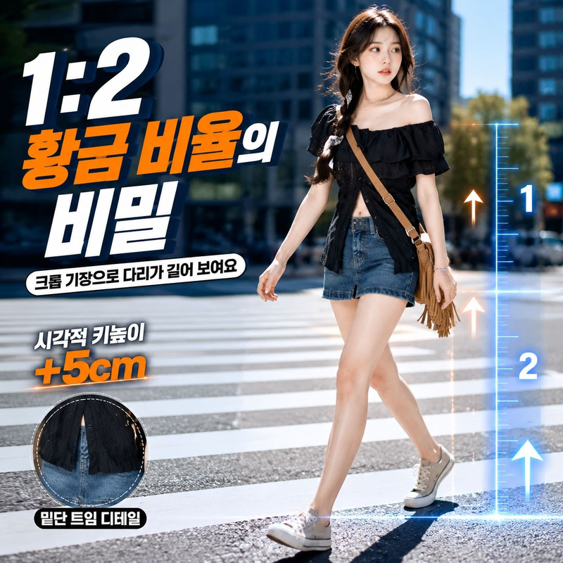 슬림핏 원숄더 반팔 셔츠