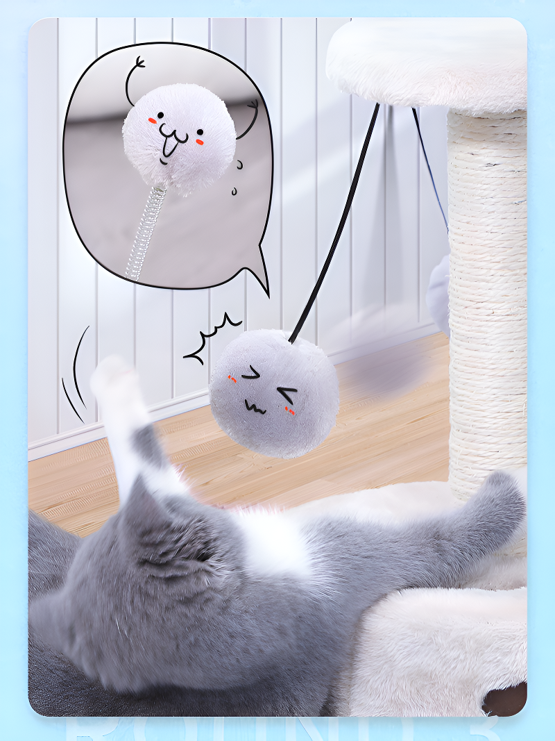 ของเล่นแมวที่ลับเล็บแบบจานหมุนขนาดเล็ก