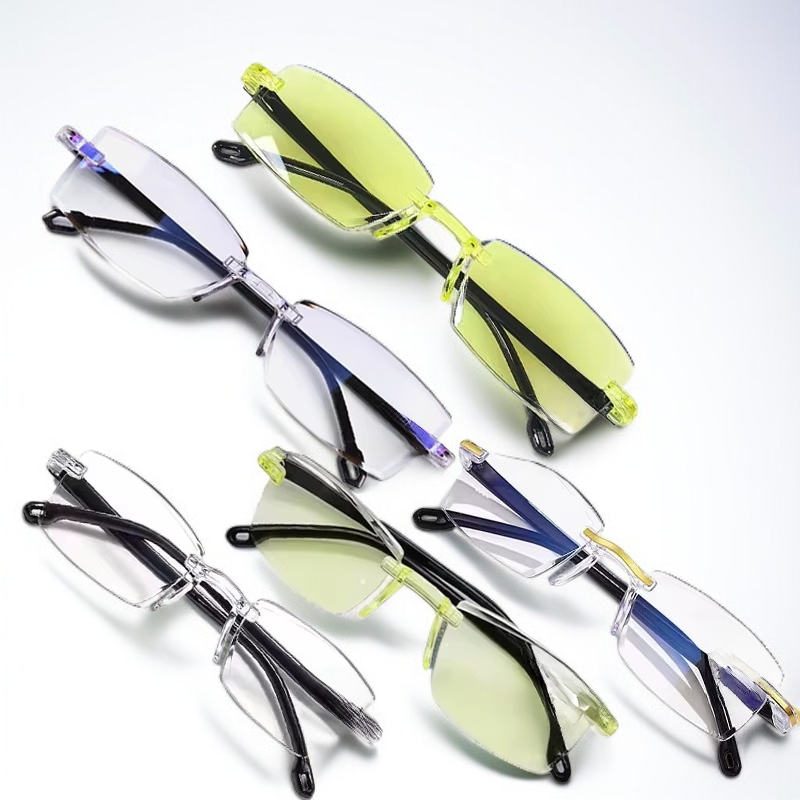 Smart Progressive Blue Light Blocking Night Vision Reading Glasses