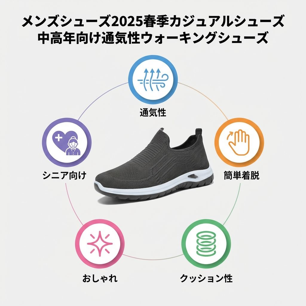 軽量カジュアルウォーキングシューズ