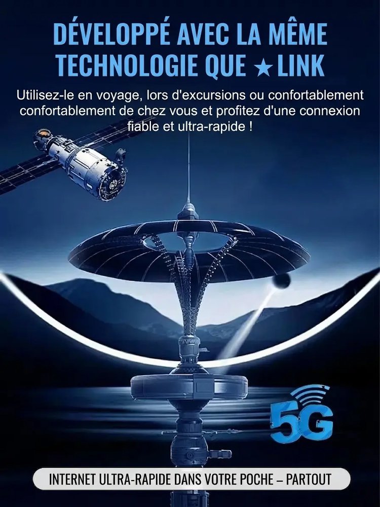 WiFi portable illimité, couverture mondiale, gratuit à vie
