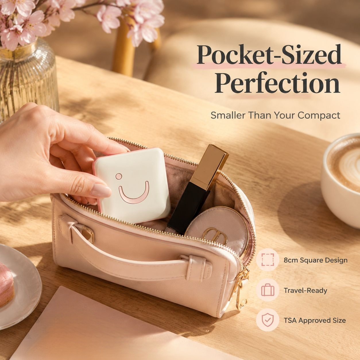 Smart Electric Contact Lens Cleaning and Sterilizer Travel Portable Lens Cleaner