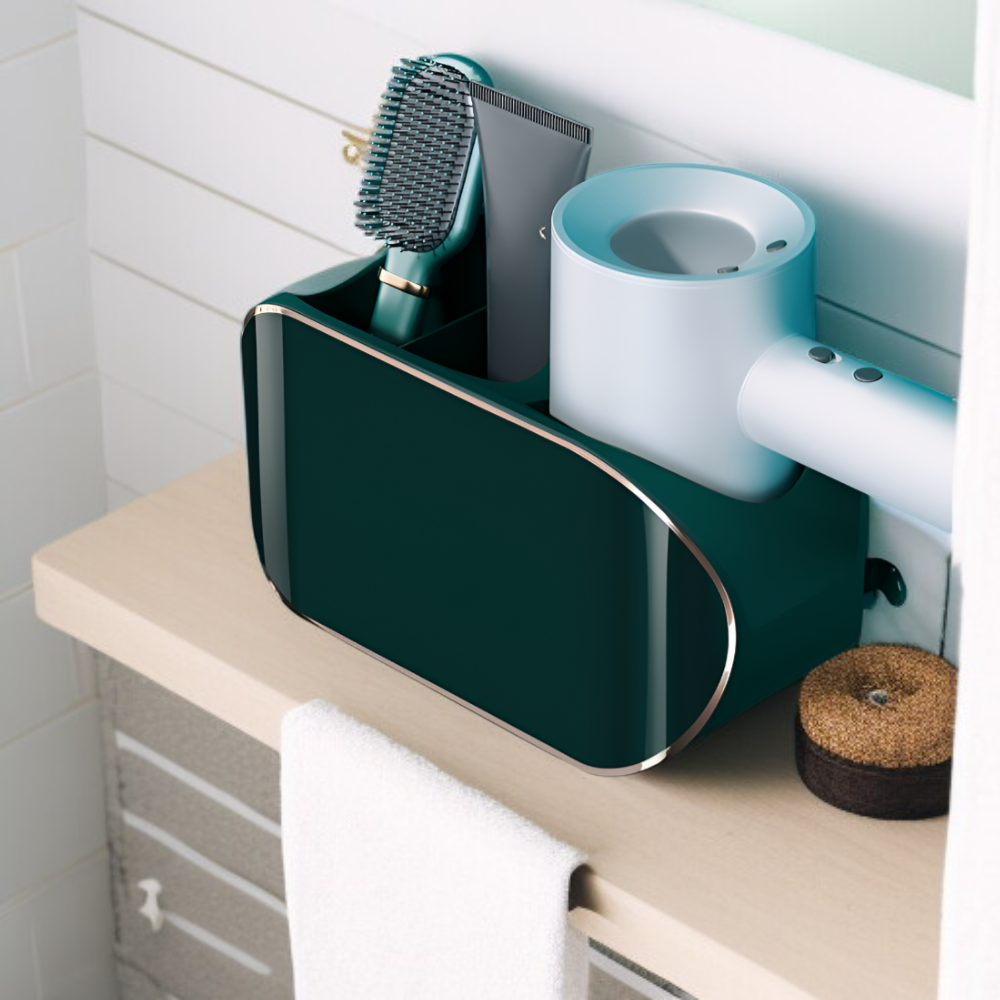 Heavy Duty Multifunctional Hair Dryer Shelf for Bathroom