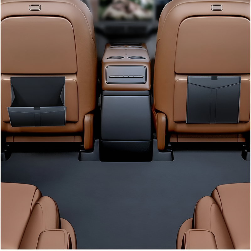 Papelera de coche de gran capacidad con diseño plegable