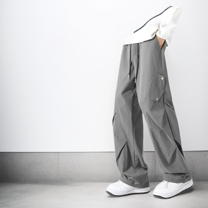 디자인감 빈티지 캐주얼 팬츠 캐주얼 남성 팬츠 봄여름 카고 팬츠 아메리칸 팬츠