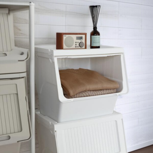 가정용 대용량 수납함 잡동사니 옷 장난감 간식 보관함 생활용품 정리 대용량 플립 수납함