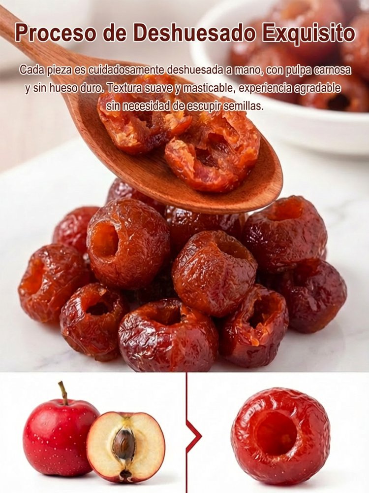 Fruta de espino sin hueso