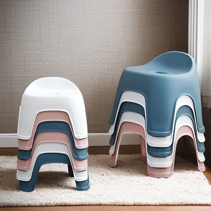 多機能滑り止めバスチェア（ミディアム・ホワイト）