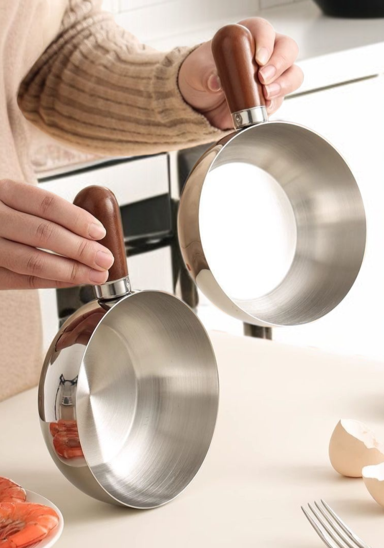 골드 편수 스텐볼 이유식볼 샐러드볼 밥공기 이유식냄비 손잡이양념볼