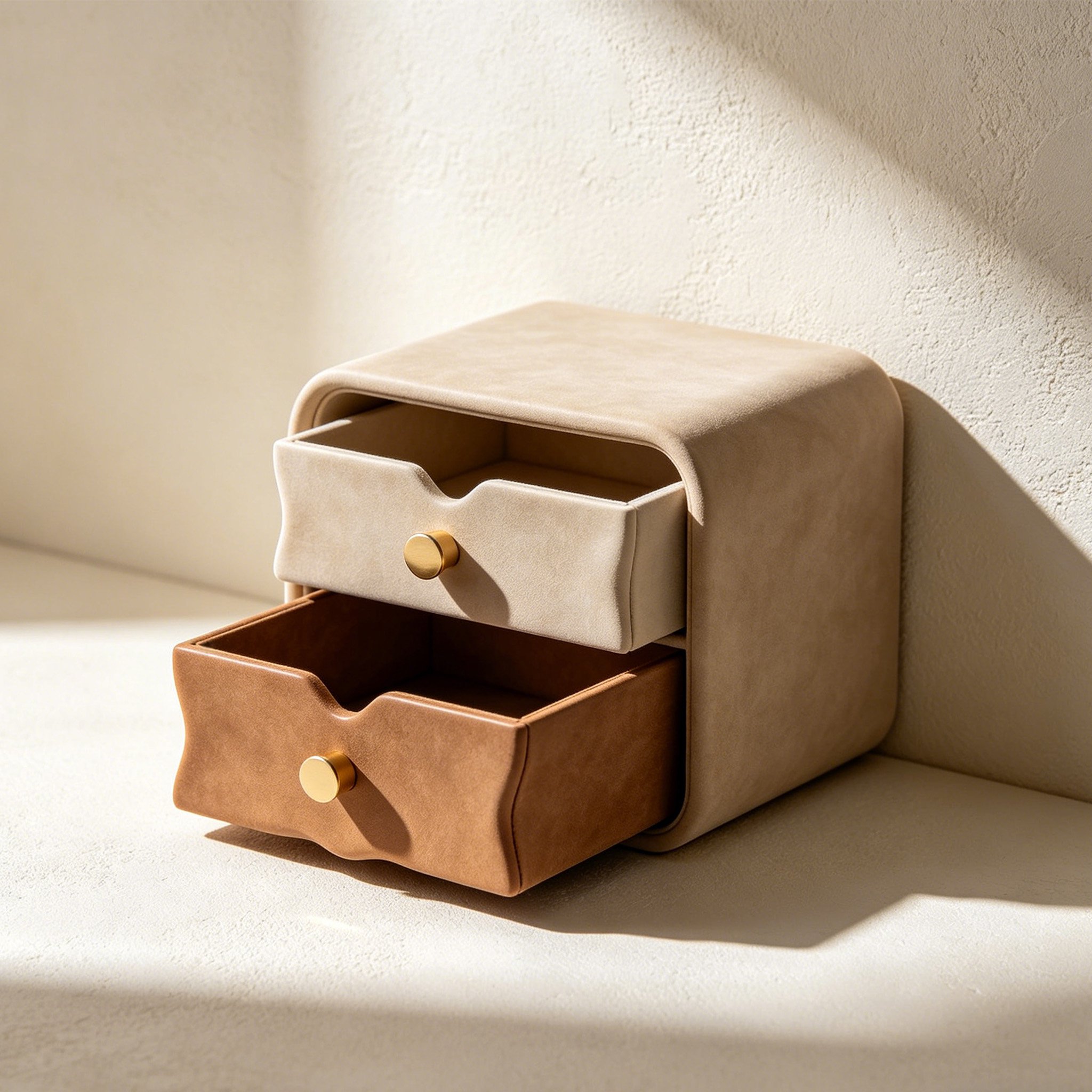 Elegant jewelry storage box with multiple compartments