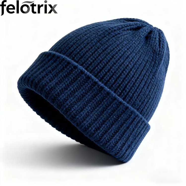 หมวกไหมพรมสีพื้นสไตล์เกาหลี หนา กันลม