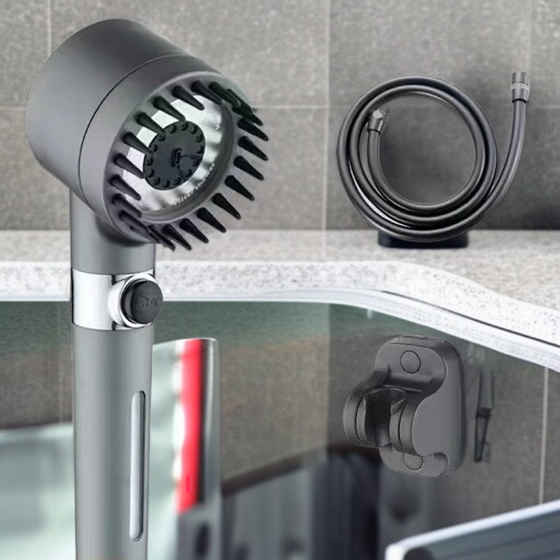 ドイツ製加圧フィルター付き3段階シャワーヘッド家庭用バスルームセット