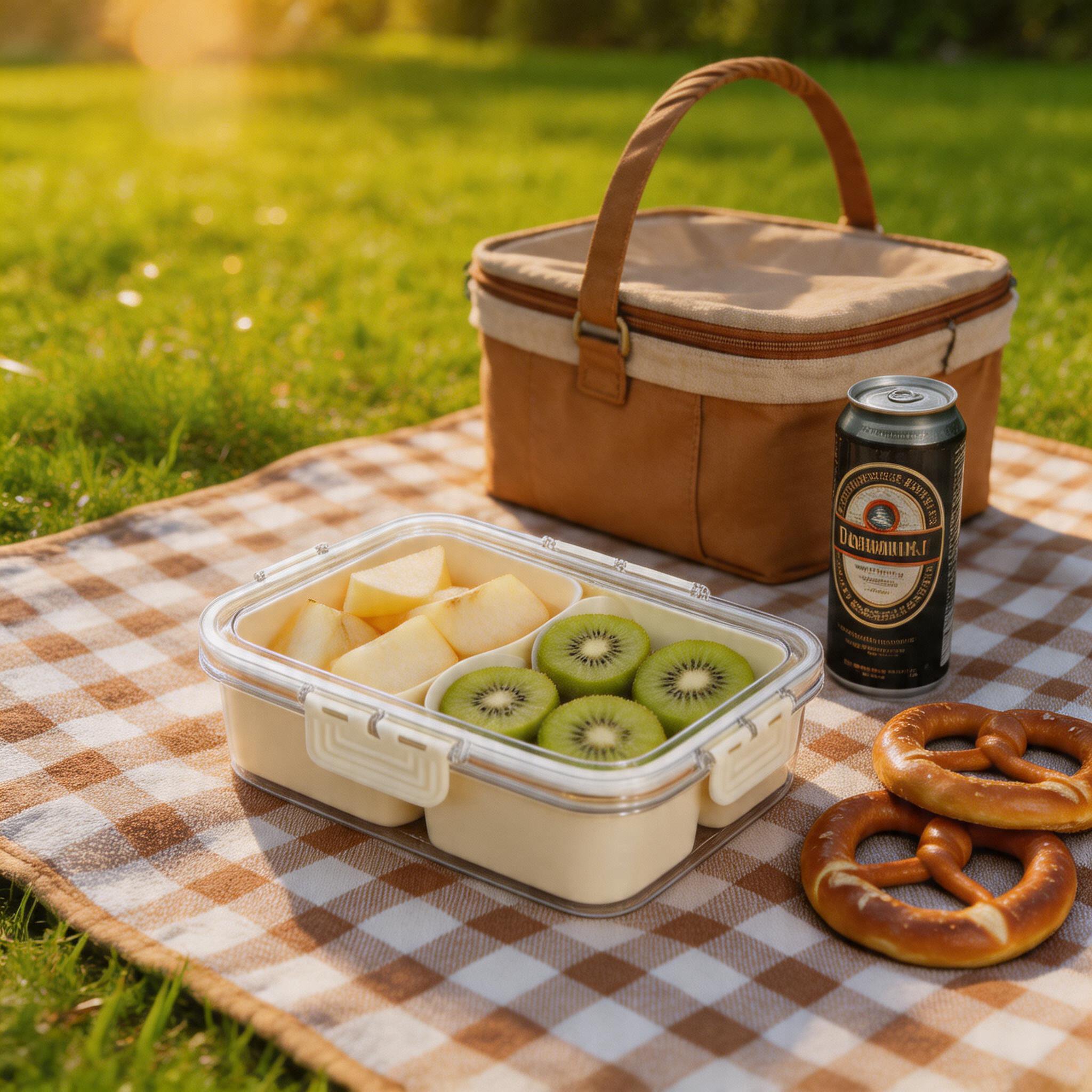 Versiegelte Frischhaltebox für Obstsalat, tragbare Lunchbox