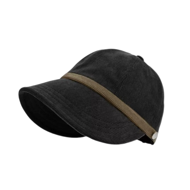 暖かいコーデュロイ帽子