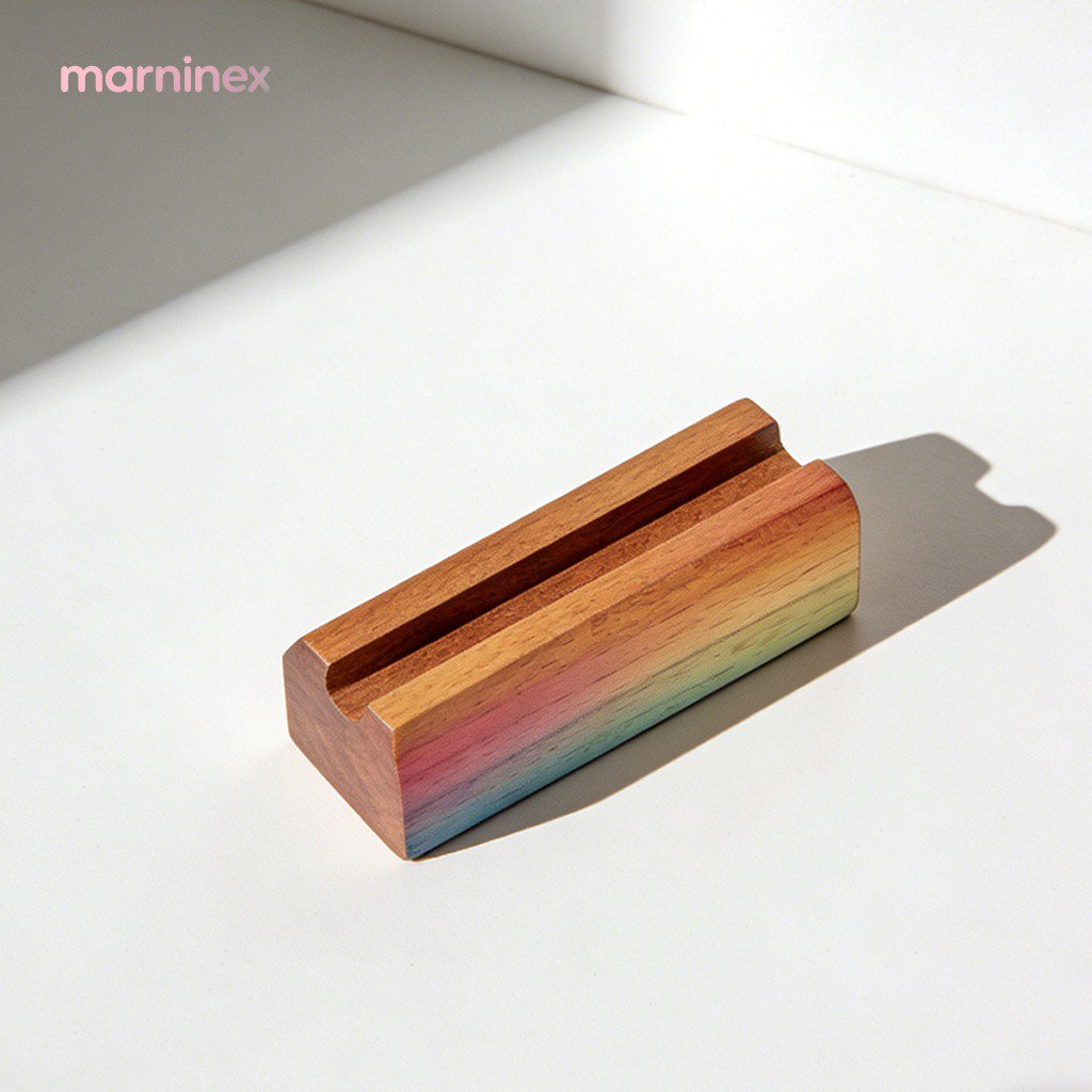 Kit de gestión de cables para escritorio de madera maciza (5 piezas)