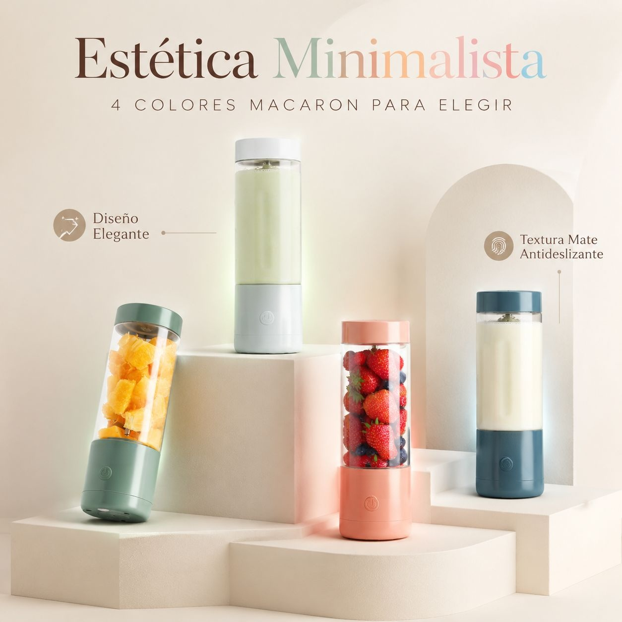 Vaso exprimidor mini, importado de Corea, fácil de manejar