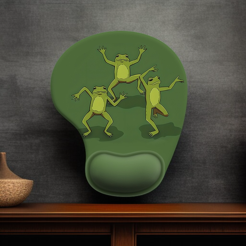 وسادة فأرة بمعصم سيليكون، مقاومة للانزلاق والماء للمكتب والألعاب