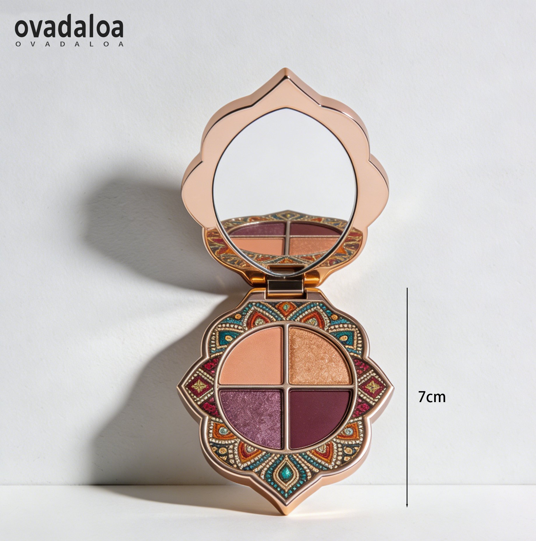 眼影盤打造自然日常妝容