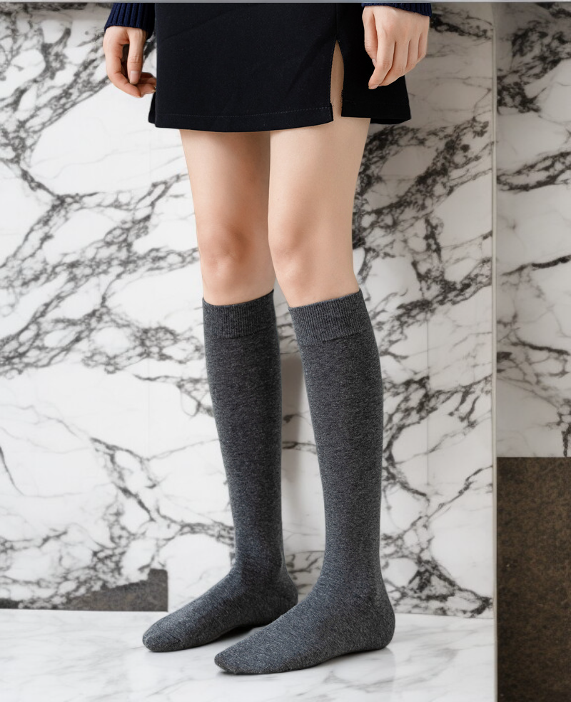 高筒襪材質近拍圖