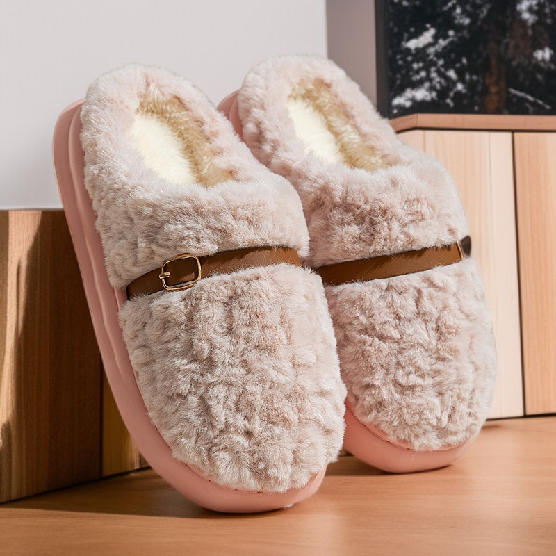 保暖毛拖鞋
