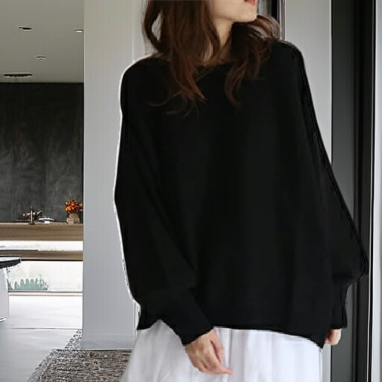 小さいトレーナー女性トップス緩いジャケット Slouchy スタイル レディース トレーナー