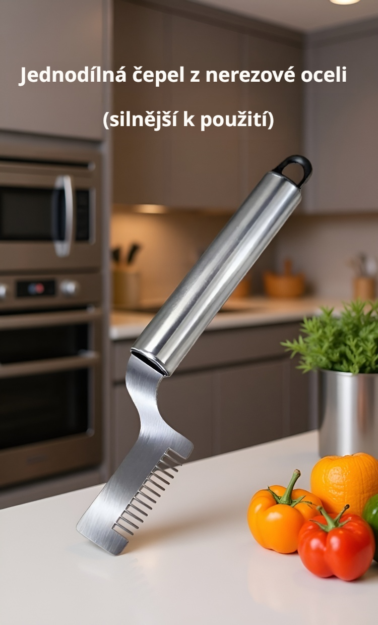 Struhadlo na cibuli z odolného materiálu