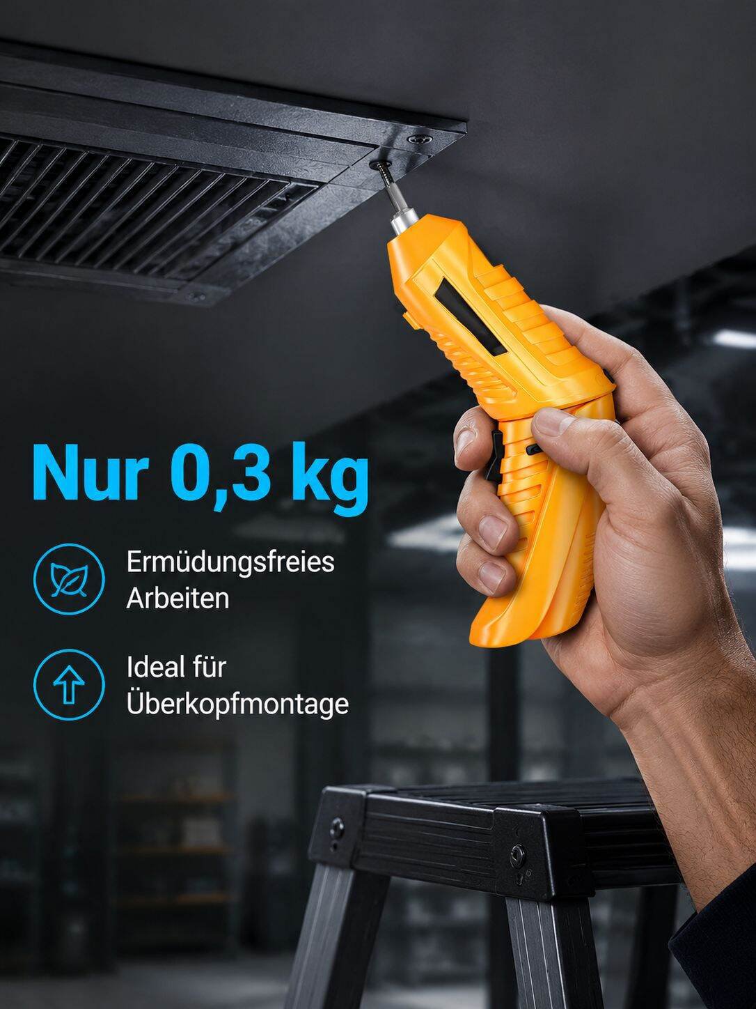 Gelber Mini-Schraubendreher für präzises Arbeiten