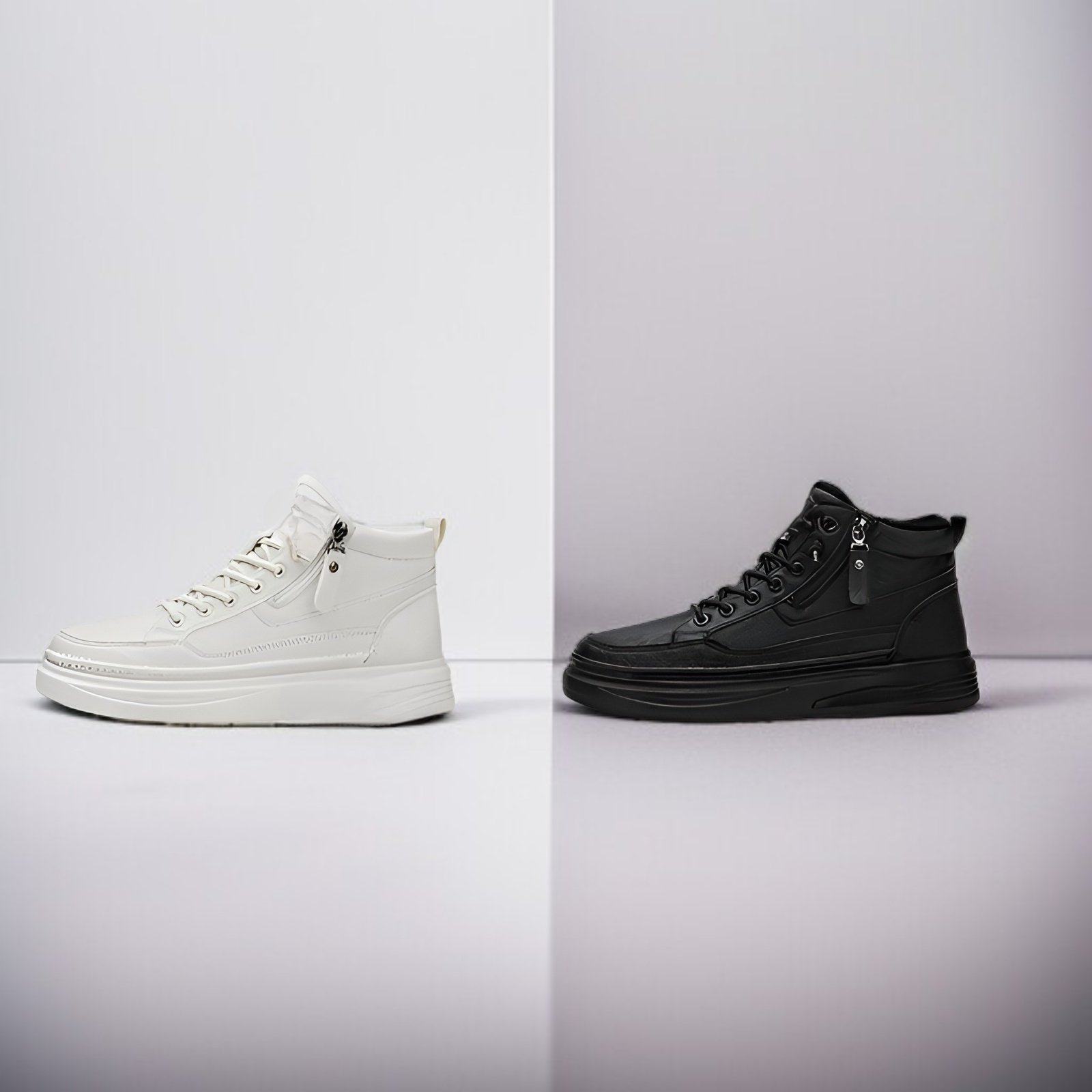 男性用ハイカットダウン保温綿靴